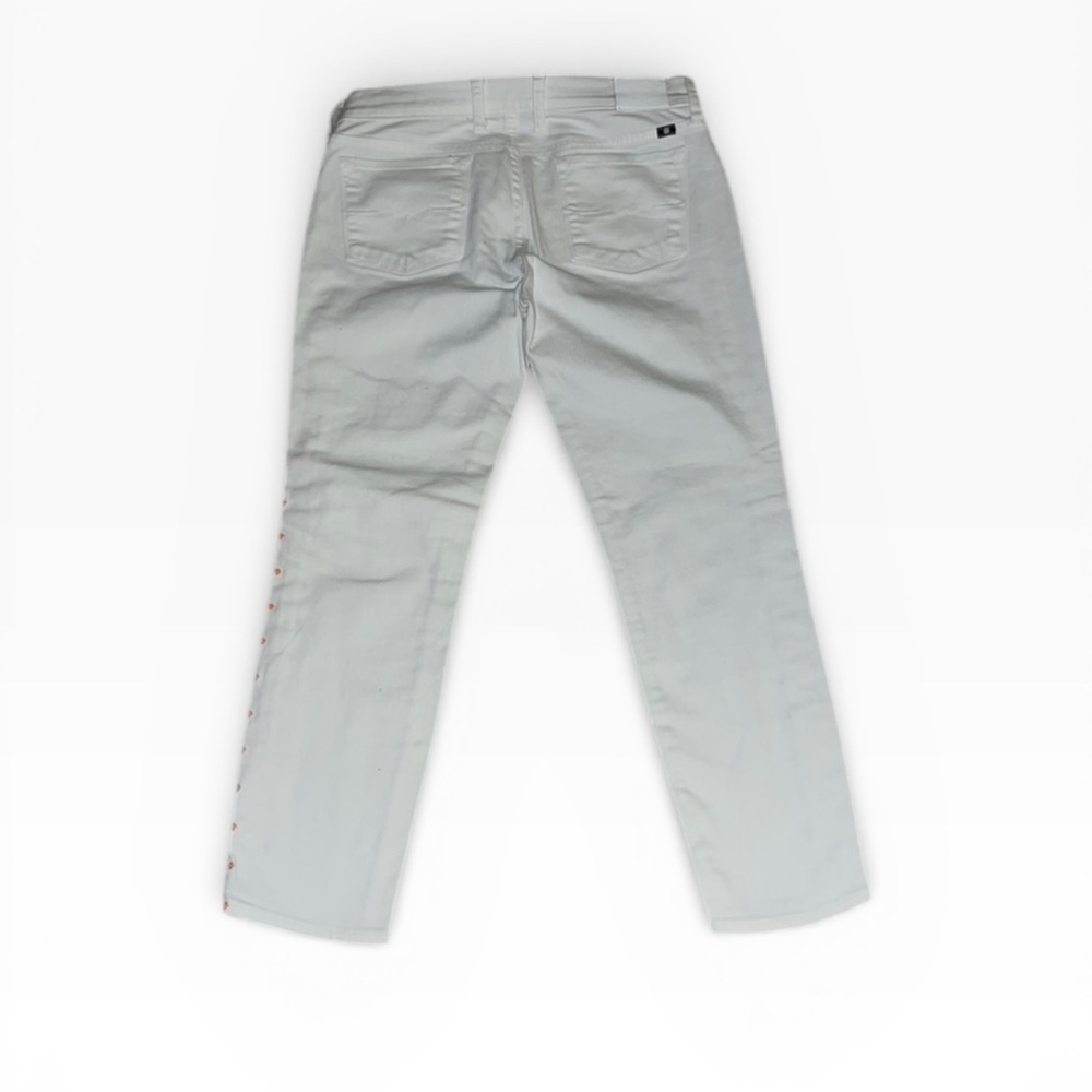Lucky Brand Charlie Capri Embroidered Jeans size 6/28 - Picture 5 of 12
